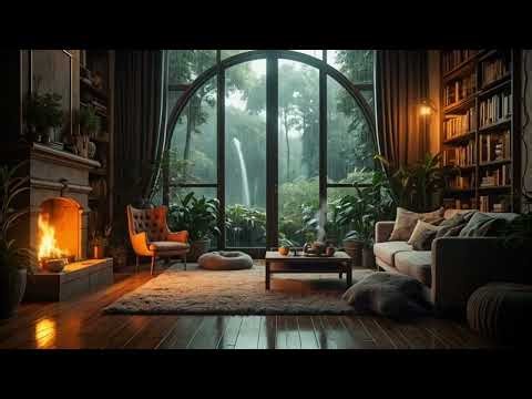 Rainstorm in the jungle / rain sounds & relaxing music