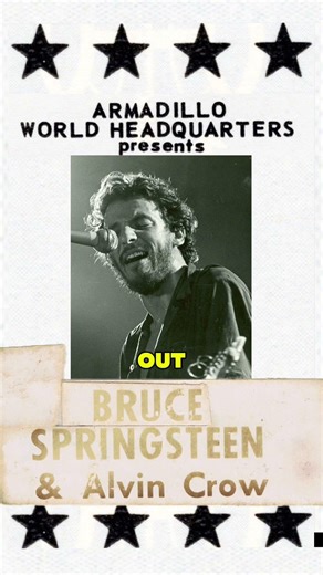 In 1974, The Boss took the Armadillo World HQ stage wearing a gifted Airbrush tee....