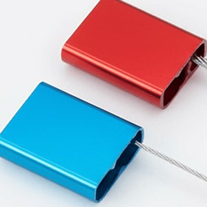 [Hot Item] Heavy Duty Steel Wire Rope Cable Seal Lock with Laser Print