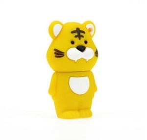 [Hot Item] Tiger Cartoon USB Flash Drive Gifts Cartoon USB Customized Logo Gifts