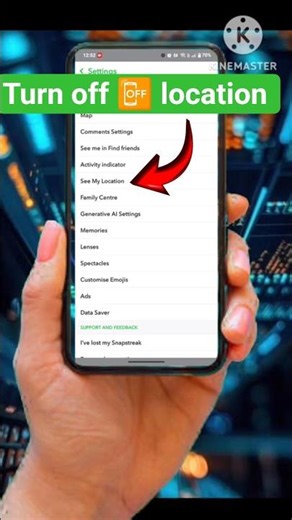 Snapchat par location off kaise kare😱📴How to turn off location on snapchat।#Snapchat #location_track