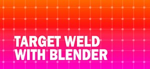 How do you Target weld in Blender?