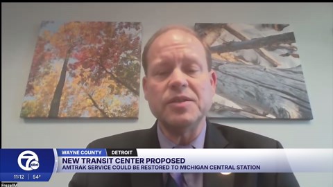 New transit center proposed for Michigan Central could include Amtrak service