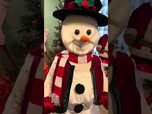 Gemmy life sized dancing snowman