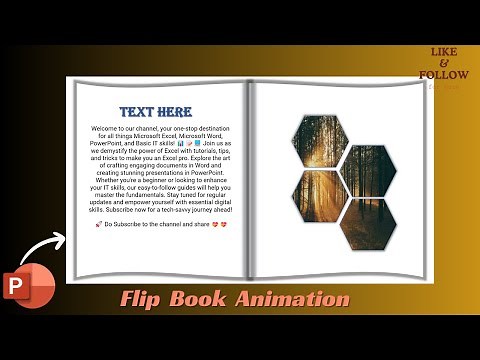 How to create Flip Book Animation in PowerPoint |