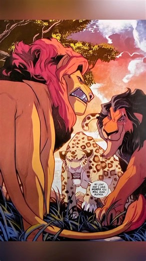 Drama in the pride Lands 🐆🦁