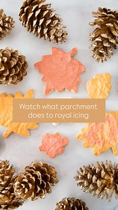 Want an easy way to add texture to royal icing? Try this parchment trick. Flood your cookie with desired color, place a crinkled-and-flattened square of parchment on top while icing is still wet. Let it dry fully, then peel it back to reveal a textured finish . Ready for a perfect, no-spread sugar cookie every time? Comment MASTERDOUGH and I’ll send you my class with the recipe, eBook, and full walkthrough. | The Cookie Curator, LLC