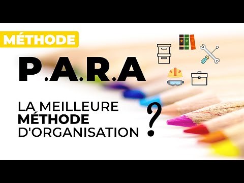 LA MÉTHODE D'ORGANISATION P.A.R.A ∞ Qu'est-ce que c'est ?