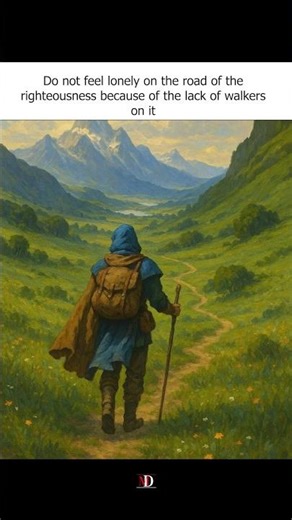 It's always lonely when you're on the right path