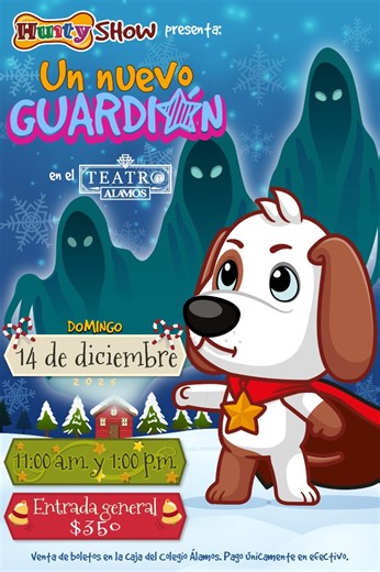 ¡El Hunty Show está por llegar y no se lo pueden perder! 🐶 Nuestro querido Hunty viene con un espectáculo lleno de música, magia, valores y momentos increíbles para disfrutar en familia. Los boletos estarán a la venta a partir del miércoles 19 de noviembre. ¡Aseguren su lugar y vengan a vivir esta nueva aventura con nosotros! ¡Será una experiencia inolvidable! | Little Álamos Cancún