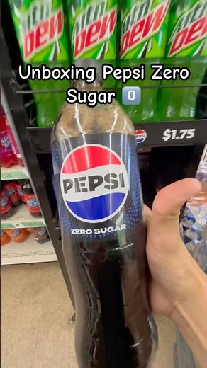 Unboxing Pepsi Zero Sugar 0️⃣
