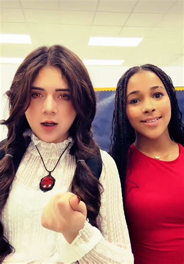 Abigail & bestie 🩸 @Faye @c a l i s a d è #abigail #bloodsuckers #rocksquad #newseries