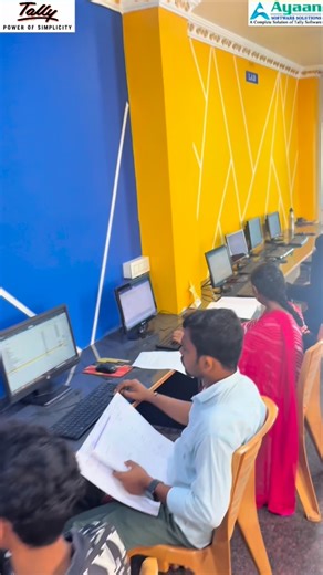 ashraftally on Instagram: "Walking into our Kadapa training center, you can feel the energy and excitement! Our students are diving deep into Tally expertise, hands-on Tally, Accounts and GST training, and gaining real-world experience with live projects. We’re incredibly proud to be Kadapa’s No.1 choice because we’re committed to delivering *real jobs* and building brighter futures right here in Y.S.R., Andhra Pradesh. If you’re ready for a career transformation with skills that truly open door