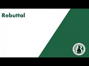 Rebuttal | How to Respond to Arguments in Debate