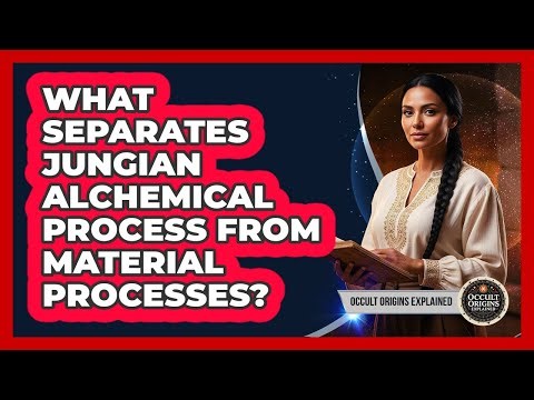 What Separates Jungian Alchemical Process From Material Processes?
