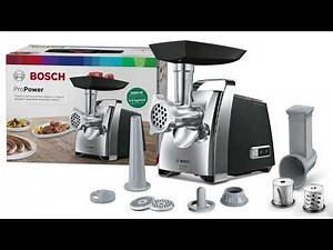 Bosch Fleischwolf ProPower MFW67440 – Aufsätze und Möglichkeiten