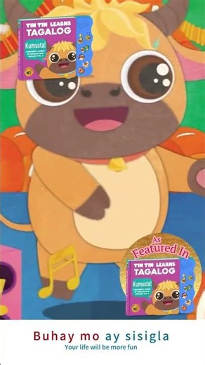 Easy Tagalog Songs Words for Kids! Filipino Baby Book Learning 📚✨