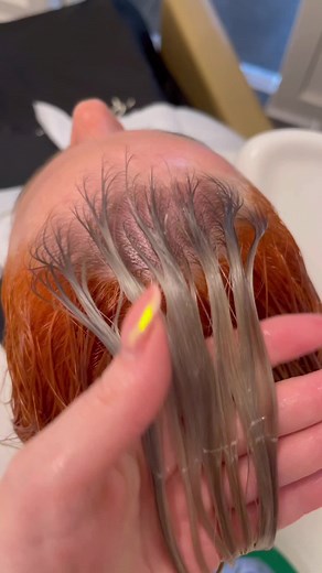 Bleach Bath Hair Transformation: From Platinum to Copper