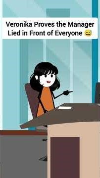 Veronika Proves the Manager Lied in Front of Everyone #corporate #animation #gplus #skits
