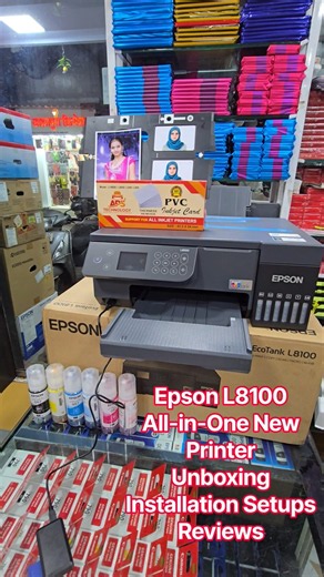 Epson L8100 All-in-One New Printer Unboxing Installation Setups Reviews#epson #newprinterinstalla