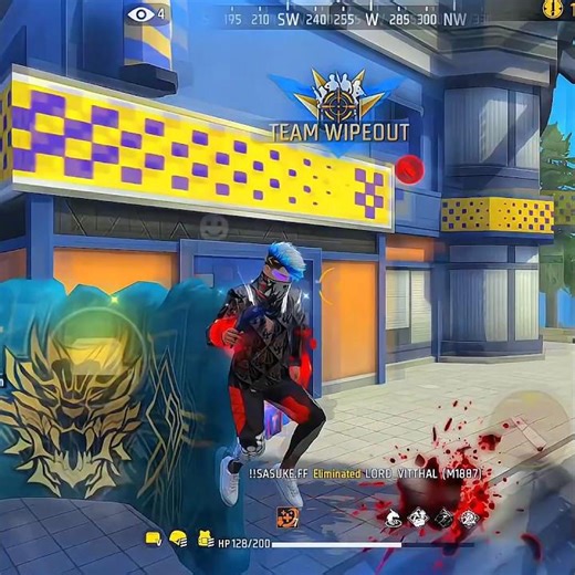 !! CoOl landing = headshot _TEAM WIPEOUT 👻