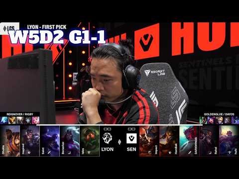 LYON vs SEN - Game 1 | Week 5 Day 2 S16 LCS Spring 2026 | LYON vs Sentinels G2 W5D2 Full Game