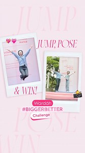 Beauties, Wardah Bigger Better is taking over sarinah! Ada hadiah menarik untuk kamu yang ikutan #WardahBiggerBetterChallenge di Sarinah😆 Yuk, simak cara ikutannya! 1. Datang ke instalasi Wardah Micellar Water di Sarinah 2. Scan QR code dan isi data diri 3. Jangan lupa gunakan safety helmet! 4. Siap-siap untuk lompat, pose, dan post keseruan kamu di instagram story menggunakan template di highlight @wardahbeauty 5. Tuliskan seberapa tinggi kamu melompat dan jangan lupa tag @wardahbeauty serta m