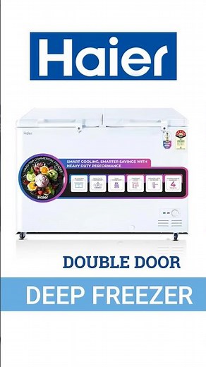 Haier Double Door Deep Freezer Review | Best Deep Freezer For Home & Shop🔥Best Freezer for Home