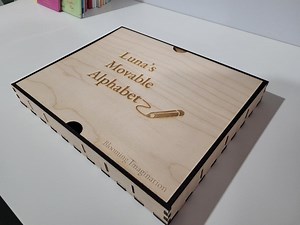 Montessori Movable Alphabet, Personalized Writing Practice Box - Etsy