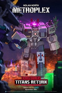 New Machinima Transformers Titans Return Metroplex Poster