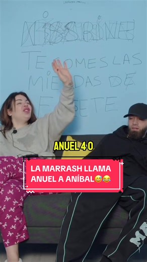 LA MARRASH LLAMA ANUEL A ANÍBAL😅😂 #zonagemelos #lacasadelosgemelos2 #lamarrash #anibal #anuelaa