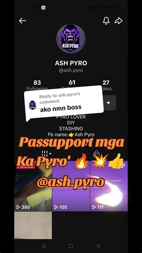Replying to @ash.pyro #fyppppppppppppppppppppppp #fypage #salamatmgakapyro🥰 #fypppppppppppppp #fypシ #kapyro #pyro #fypシ゚ #fyp #fyppp