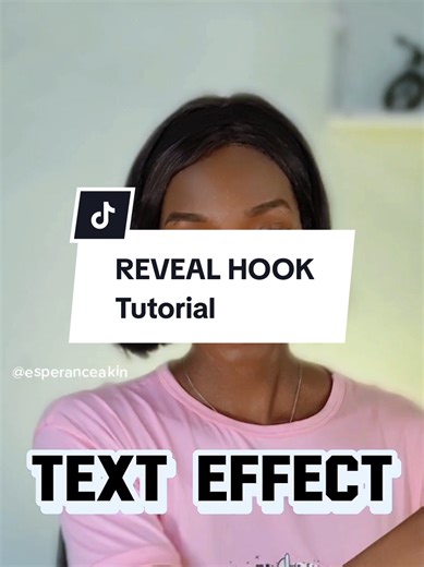 Reveal Hook Tutorial. . . . #smartphonevideoediting #smartphonevideotips #videoeditingtutorial #esperanceakin