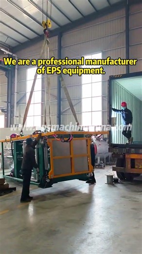 EPS Shape Molding Machine Is Being Loaded And Shipped, Styrofoam Molding Machine Supplier
