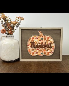 Fun Fall Project Using Fabric #fallproject #fallcraft #dollartreediy #fabrichack | Country Lily Decor