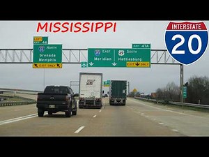 Interstate 20 - Mississippi eastbound [FULL LENGTH VIDEO]