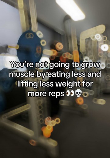 Muscle gain takes time. Most importantly…. effort to show up consistently, stop trying to eat less and lift less and expect muscle mass to increase 🫨 #fyp #exercisephysiology #training #musclegrowth #fypage