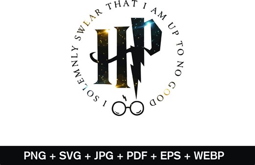 Harry Porter Magic Wizard Svg A Fantasy Spell Clipart for T Shirts Mugs Stickers Vinyl Cutting Digital Download SVG - Etsy