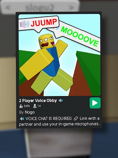 Voice-Controlled 2 Player Obby Game | Challenge Your Friends!