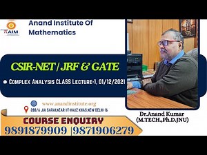 Complex Analysis Lecture-1, 01/12/2021