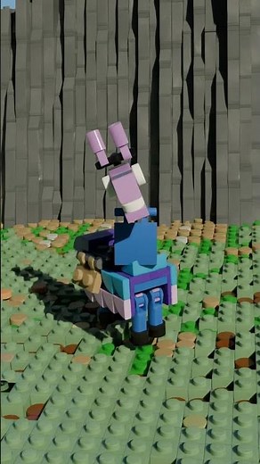 LLAMA EXPLODES WITH A LOUD GOAT SCREAM IN 3D LEGO FORTNITE ANIMATION!