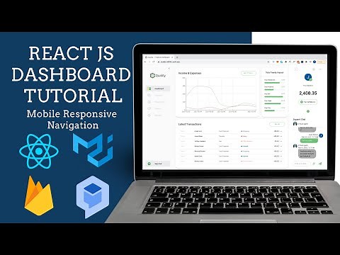 React JS, Material UI & Firebase Dashboard Tutorial #3 - Mobile Responsive Nav