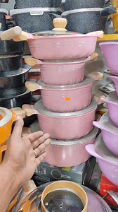 world class band.. Ucc Life Granite Coating 10 pcs cookware set | Red Homeware
