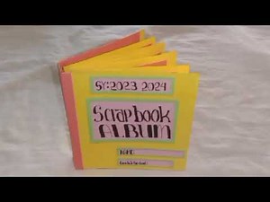 4 SIMPLE AND EASY SCRAPBOOK DESIGN SCHOOL PROJECT