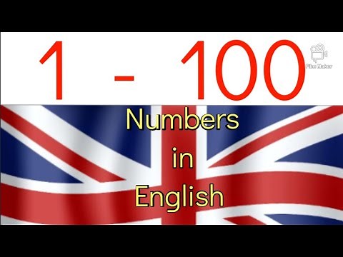 learn english numbers 1- 100 very easy/apprendre les nombres en anglais facilement