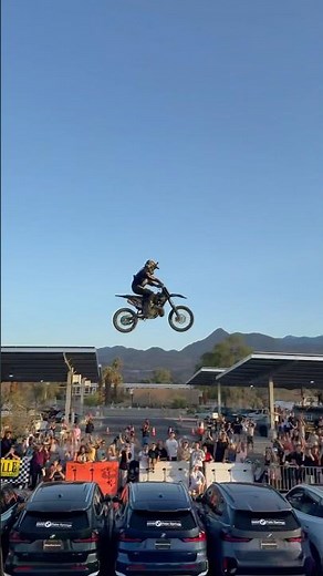 WORLD RECORD longest dirt bike jump to flat 200ft! 🔥 #shortvideo #youtubeshorts #dirtbike