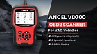 ANCEL ABS SRS EPB Oil OBD2 Scanner Diagnostic Tool Car Code Reader Fit For VW  | eBay UK