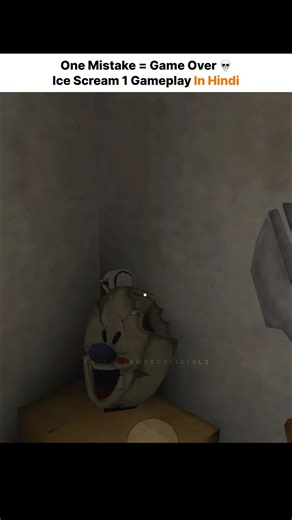 One mistake = Game over 💀| Ice Scream 1 #gaming #icescreamgameplay #icescreamhorrorgame #icescream1