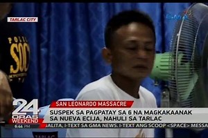 787K views · 618 shares | Nahuli na ang suspek sa pagmasaker ng anim na magkakaanak sa San Leonardo, Nueva Ecija. Ang suspek, live-in partner pala ng isa sa mga biktima. Tinutukan ‘yan ni Athena Imperial. Sa mga Kapuso abroad, tumutok o mag-subscribe sa GMA Pinoy TV, GMA Life TV, at GMA News TV International para sa iba pang mga balita. | 24 Oras Weekend | Facebook