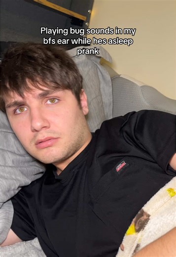 Couple Prank: Bug Sounds in His Ear